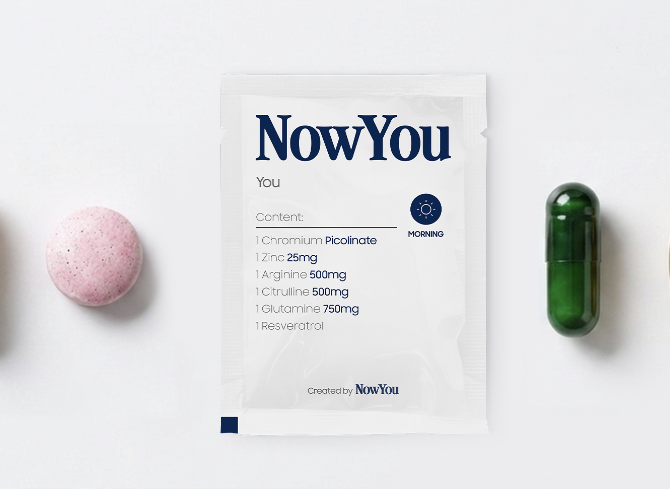 Personalized NowYou supplement pack matched to your profile